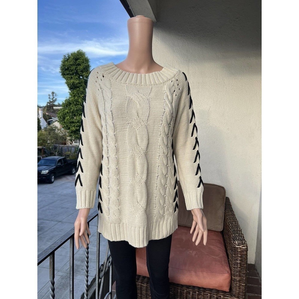 Qualfort Prime Collection Women’s Knit Long Sleeve Warm Sweater Top Size: S/M